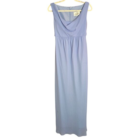 NWT Michaelangelo blue formal gown Maxi sleeveless Dress. Size 1X - Picture 1 of 10